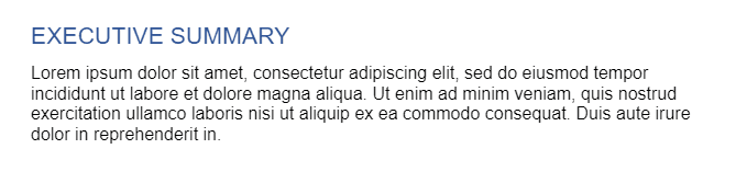 白皮書執行摘要模板示例