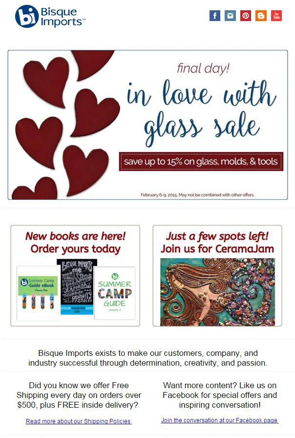 Recordatorio - Bisque Importaciones