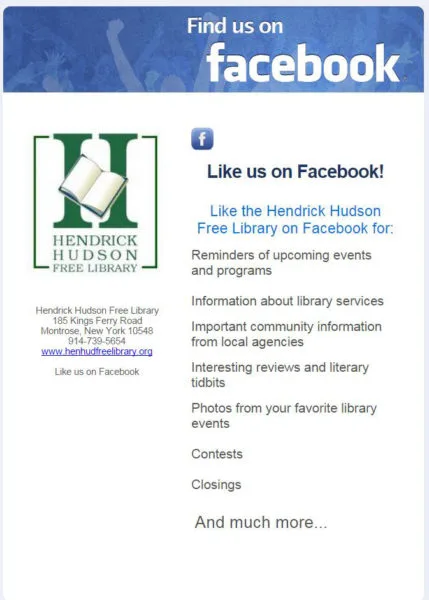 Social - Biblioteca gratuita de Hendrick Hudson
