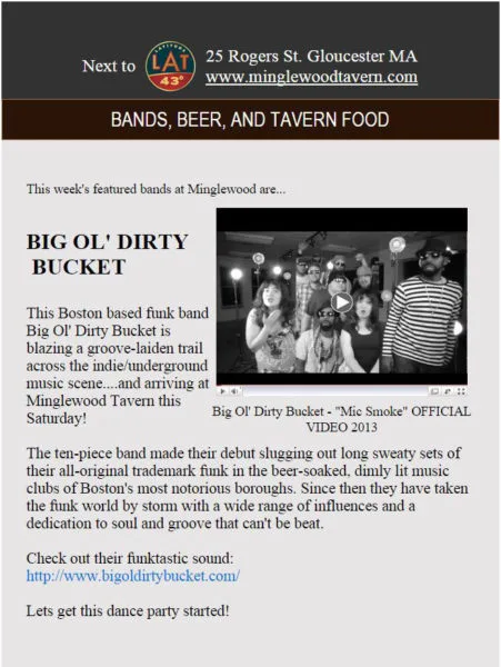 Característica semanal - Minglewood