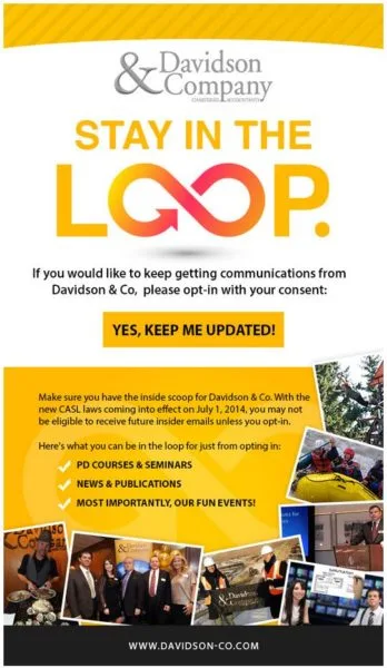 CASL Constant Contact Finance