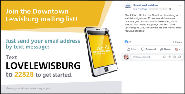 contato constante por e-mail inscrições de texto para participar postagem no facebook