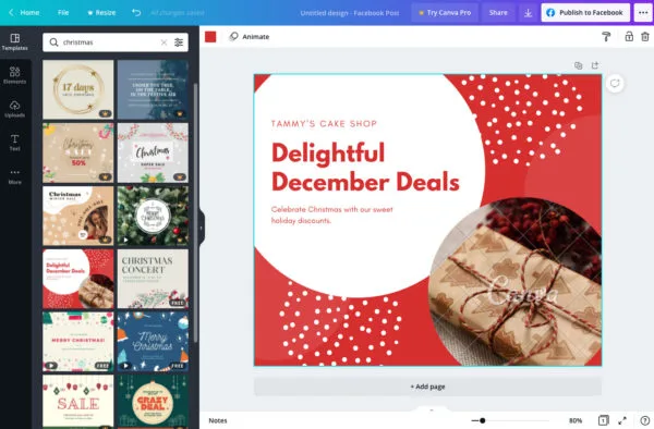 Imagini de vacanță Canva