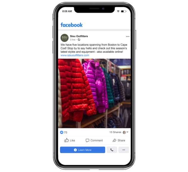 perakende için facebook reklamı