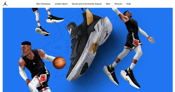 Nike はアスリートをターゲットにしているため、広告では常に動いているアスリートが取り上げられます