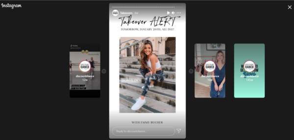 Discount Dance mengimplementasikan konten pengguna sebagai bukti sosial