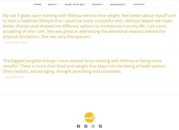 Tambahkan halaman testimonial ke situs web Anda