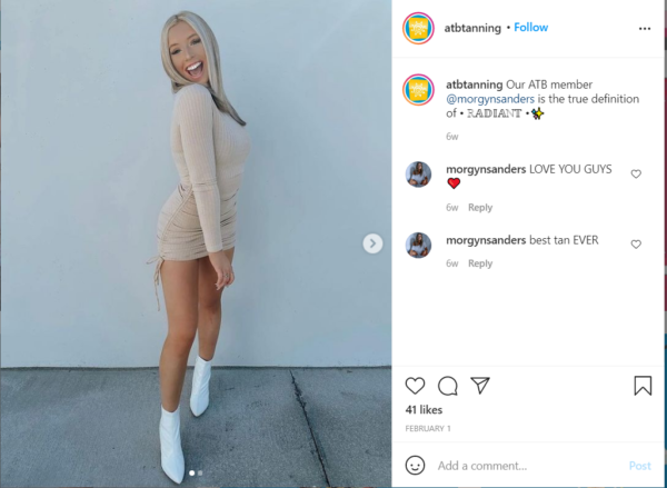 メンバーをフィーチャーしたATB Instagram投稿