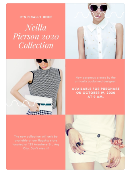 contoh brosur peluncuran produk baru