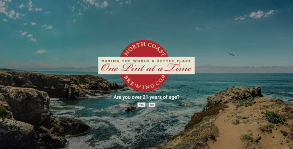 หน้าจริยธรรมธุรกิจจาก North Coast Brewing