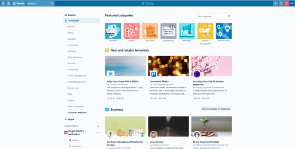 Trello 生产力应用程序