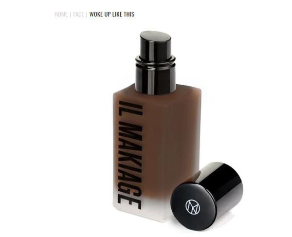 Konfiguracja fotografii produktu - Prostokątna butelka podkładu i pokrywka Il Makiage