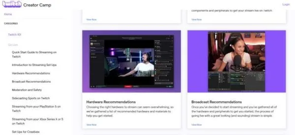 capture d'écran de recommandation de secousse