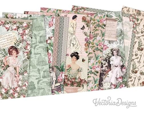 Produk Digital - Pola kertas pembungkus