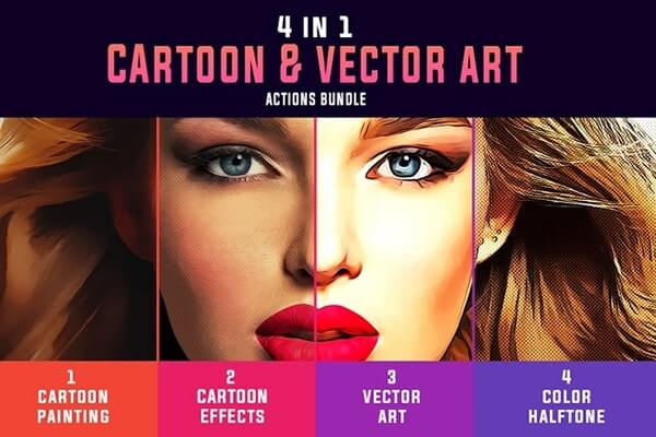 Produk Digital - tindakan Photoshop