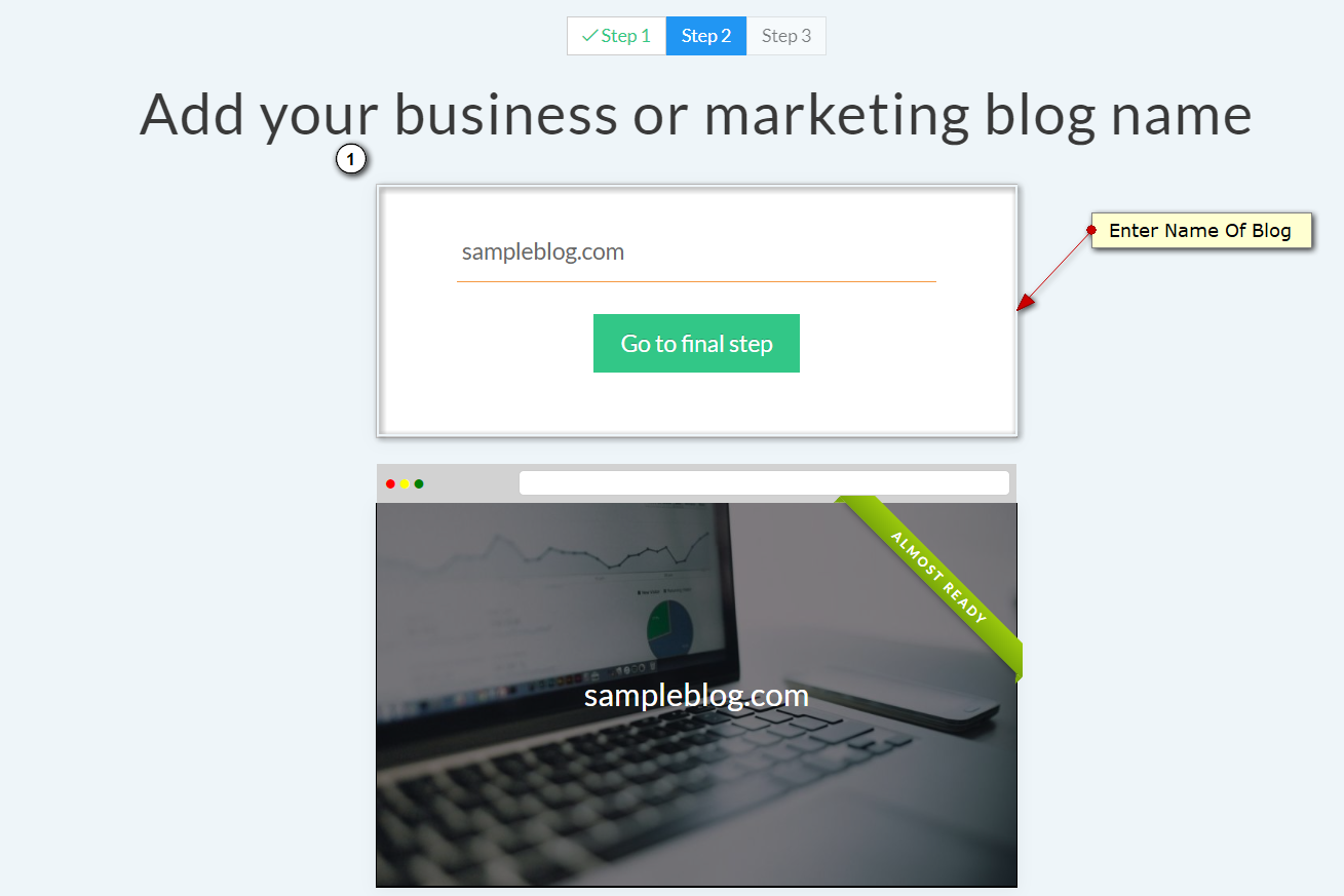 SITE123 Review- Enter The Name Of Your Blog
