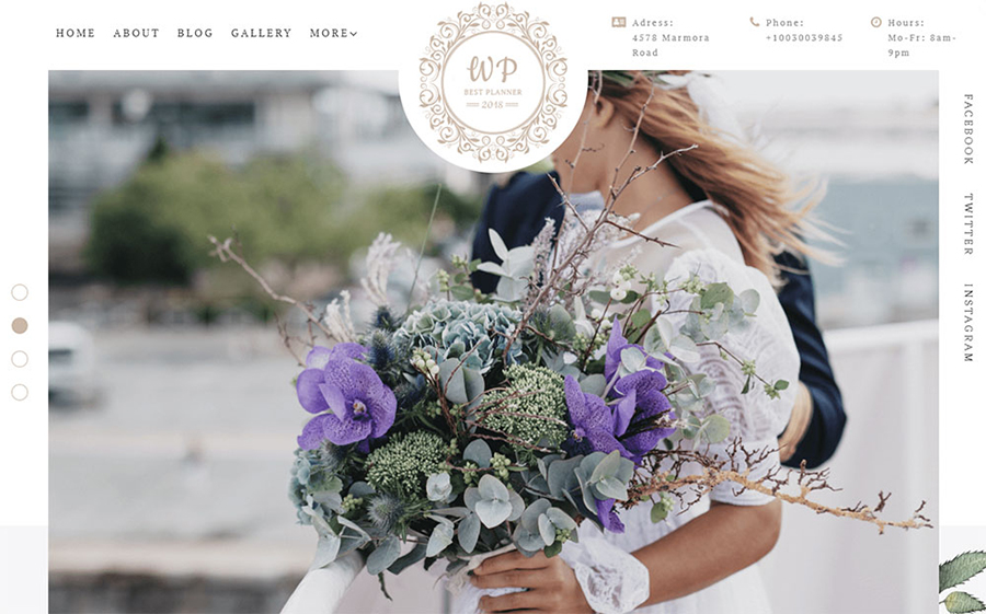 Belle Fleur - Wedding Landing Elementor WordPress Teması