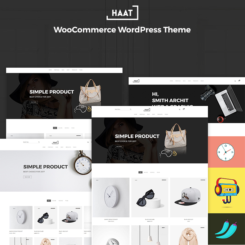 Haat - Minimalist Duyarlı WooCommerce Teması