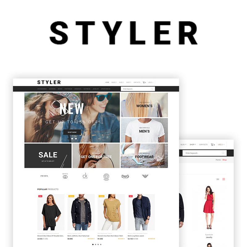 Styler - Moda WooCommerce Teması