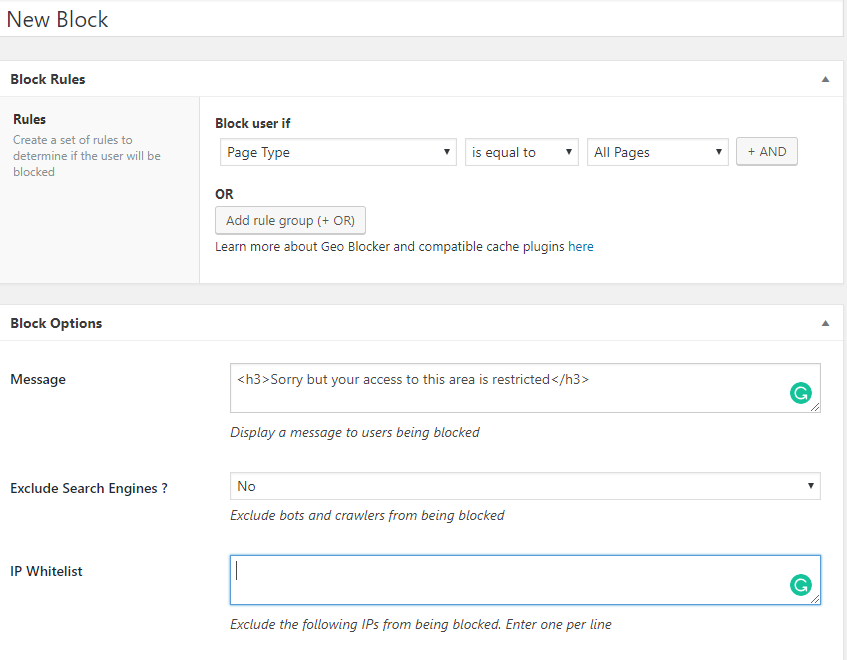 Überprüfung von Geo-Blocker