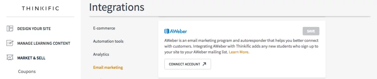najlepsze możliwe do nauczenia alternatywy – przemyślany marketing best teachable alternatives- thinkific marketing