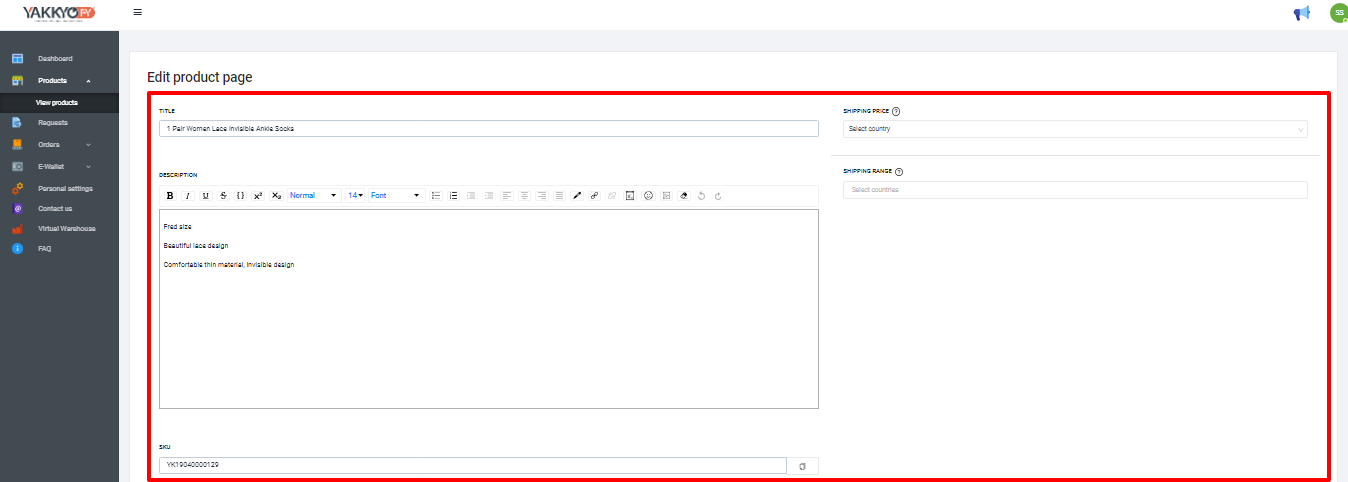 Yakkyofy Review- Add Products