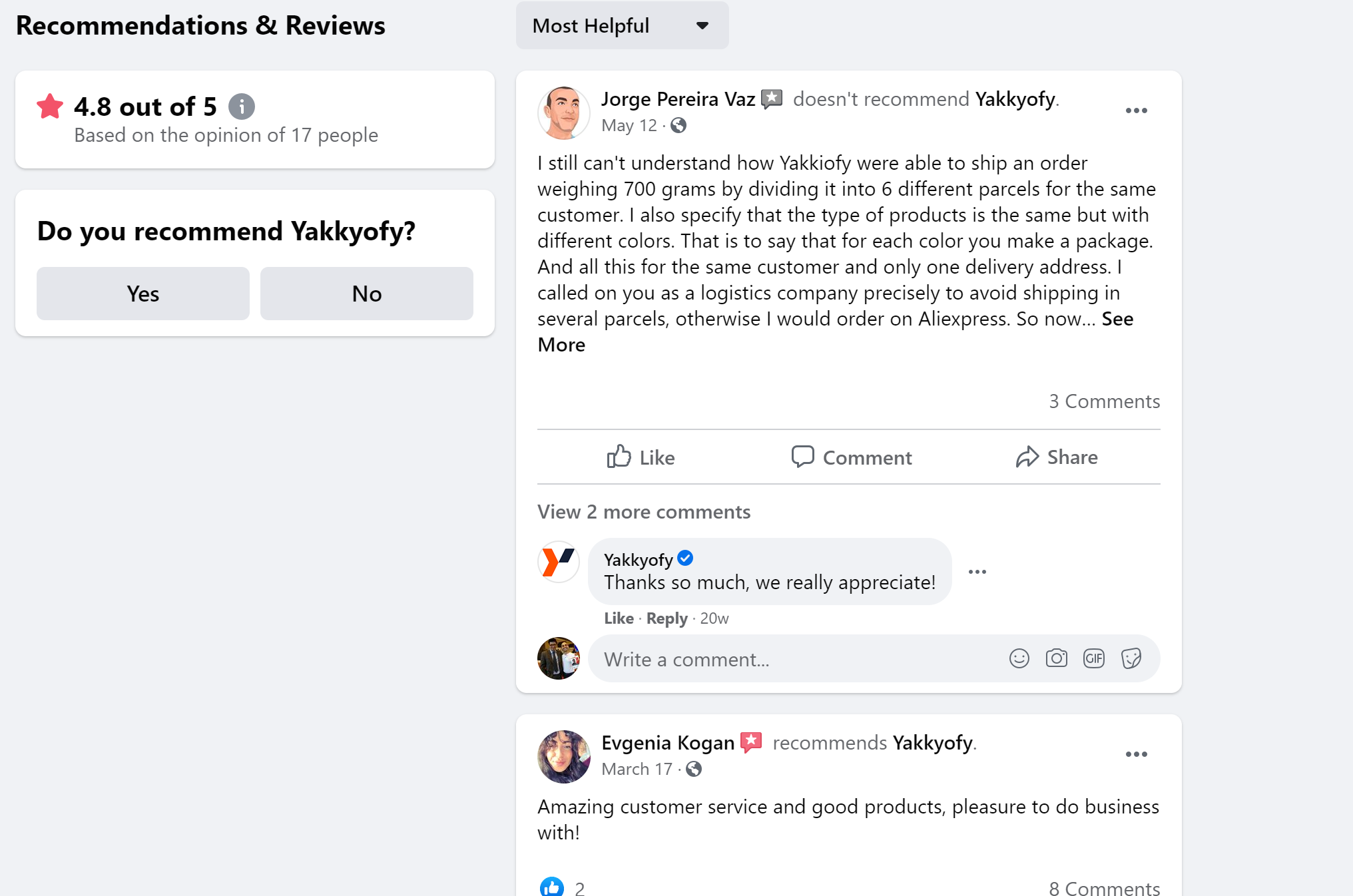 Latest Yakkyofy Reviews 