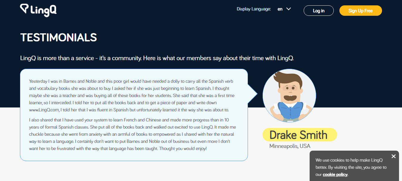 LingQ_reviews_and_testimonials_See_lo_que_nuestros_usuarios_están_diciendo