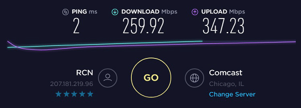 Test de vitesse IP3 - 207.181.219.96