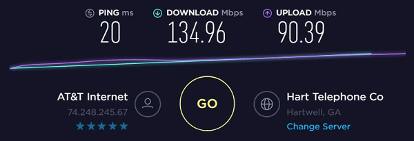 Test de vitesse IP4 - 74.248.245.67