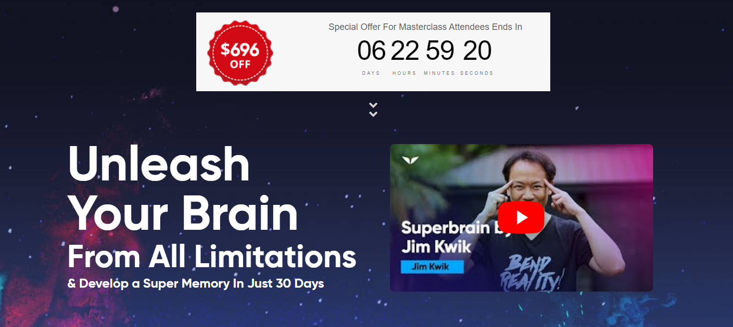Jim Kwik SupeBrain Course Review - Pricing Plans