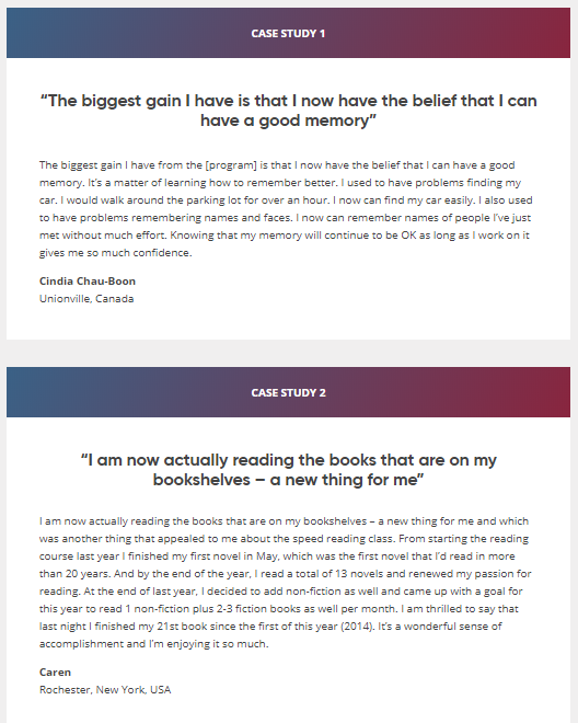 Jim Kwik Supebrain Course Review - Case Studies