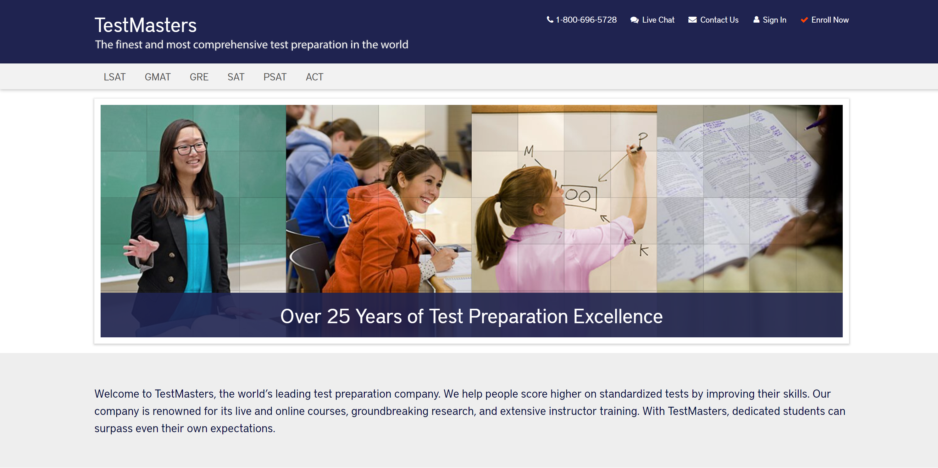 Beste GRE-Kurse TestMasters