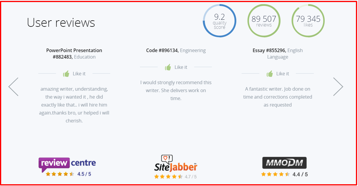 StudyBay Review- Customer Review