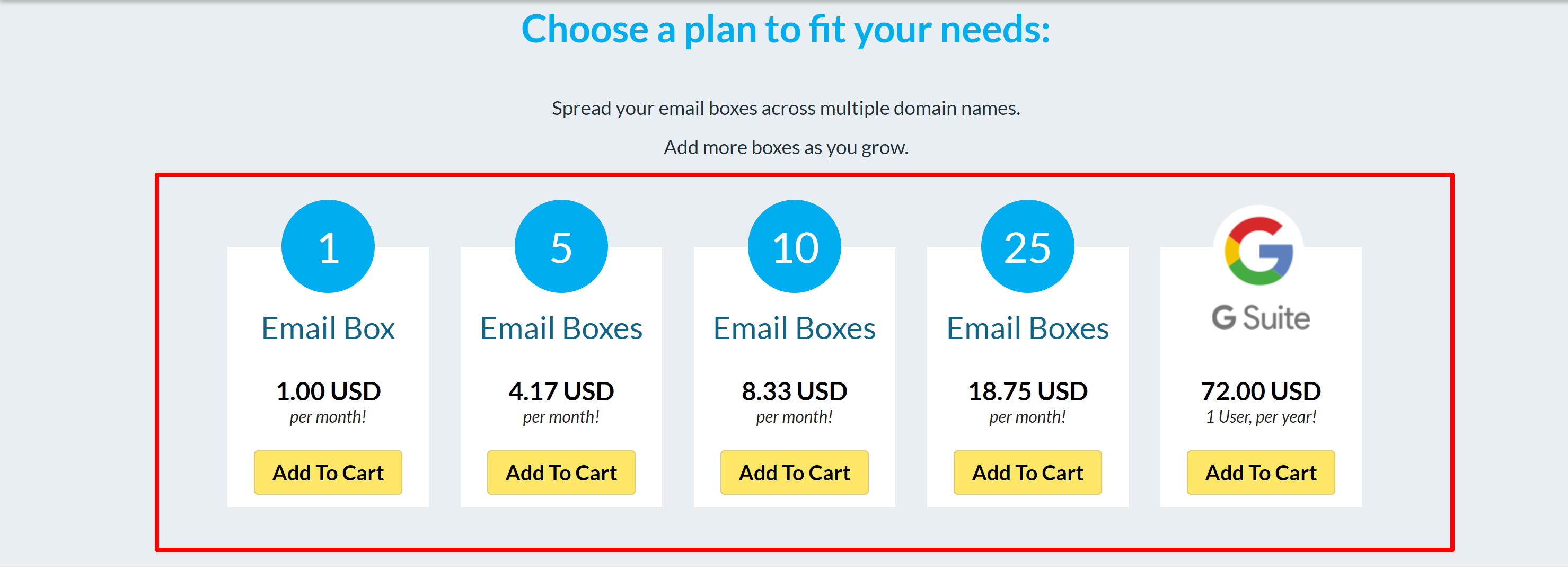 101domain خدمات البريد الإلكتروني