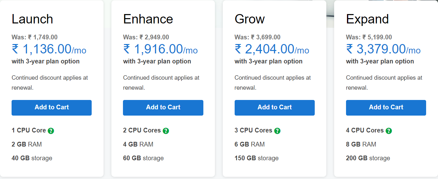GoDaddy-Preispläne – Bestes Cloud-VPS-Hosting.png GoDaddy Pricing Plans - Best Cloud VPS Hosting.png