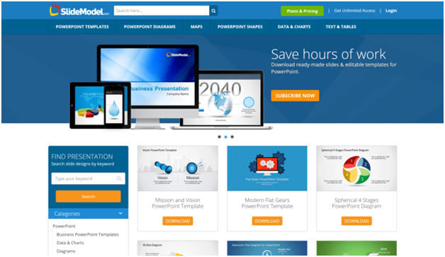 Revue SlideModel avec codes de coupon