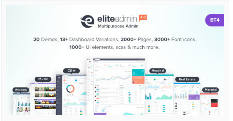 Elite Admin - Temas de administração do WordPress Elite Admin - WordPress Admin Themes