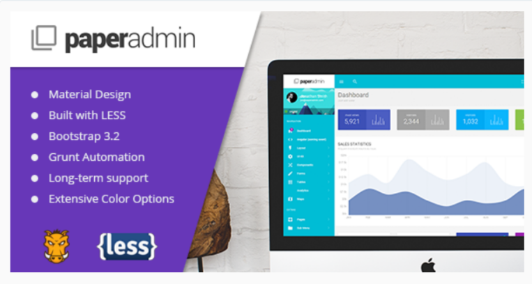 PaperAdmin - Temas de administração do WordPress PaperAdmin- WordPress Admin Themes