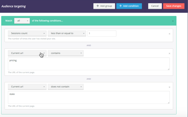 Eingeweihtes Exit-Intent-Popup mit Rabatt
