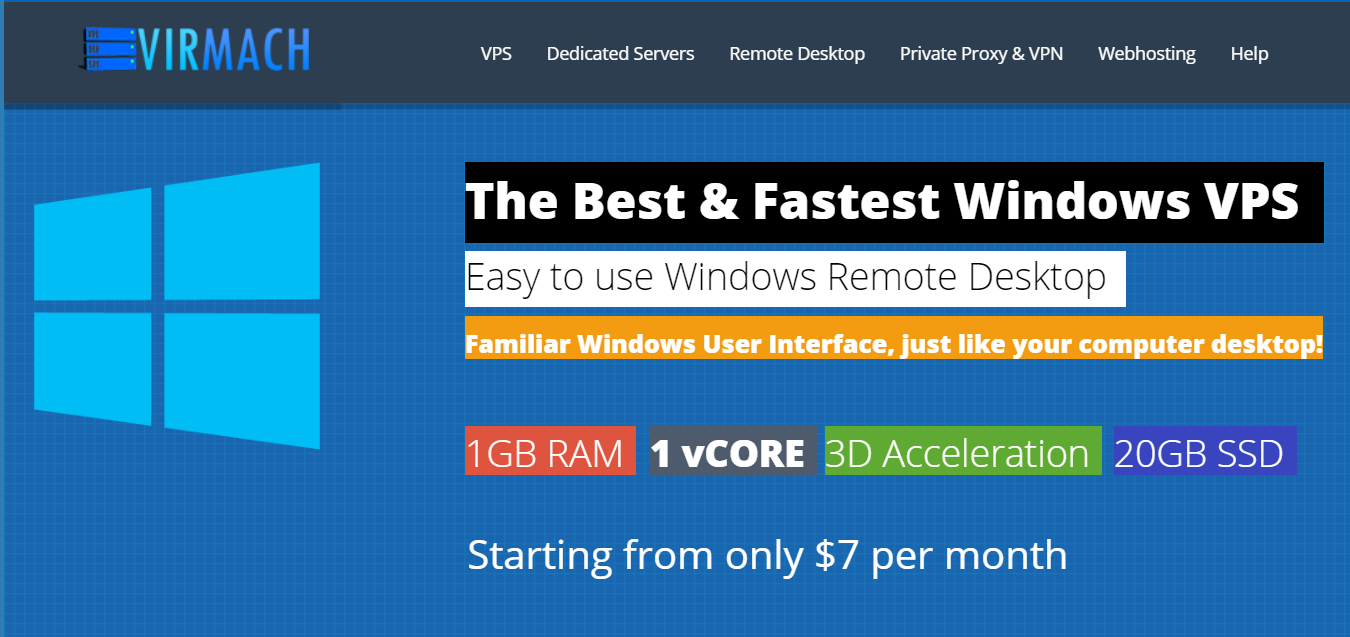 Revisão do VirMach - VPS Windows barato VirMach Review- Cheap Windows VPS