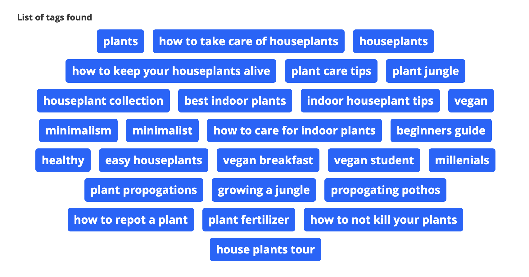 YouTube-Tags-Extraktor