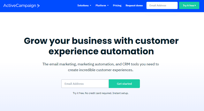 ActiveCampaign 主页