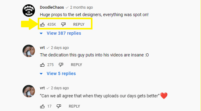 05 Mr Beast ความคิดเห็นของ YouTube