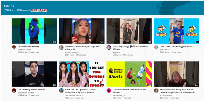 23 วิดีโอ YouTube แบบสั้น