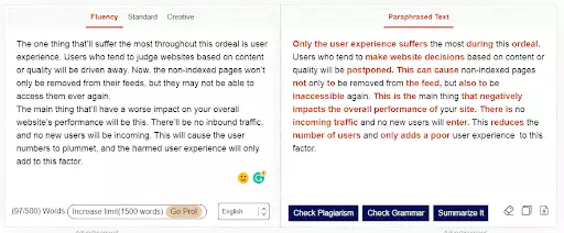 konten duplikat parafrase