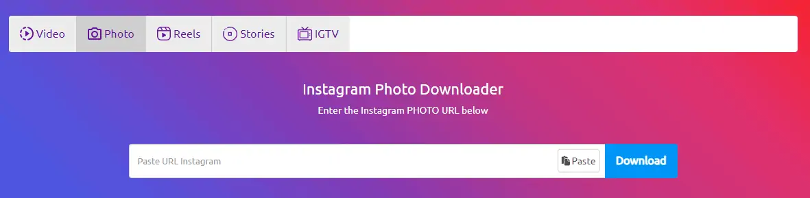 Snapinsta para baixar fotos do Instagram rapidamente