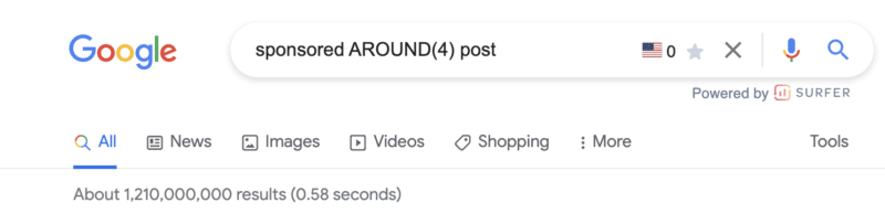 sekitar (X) perintah