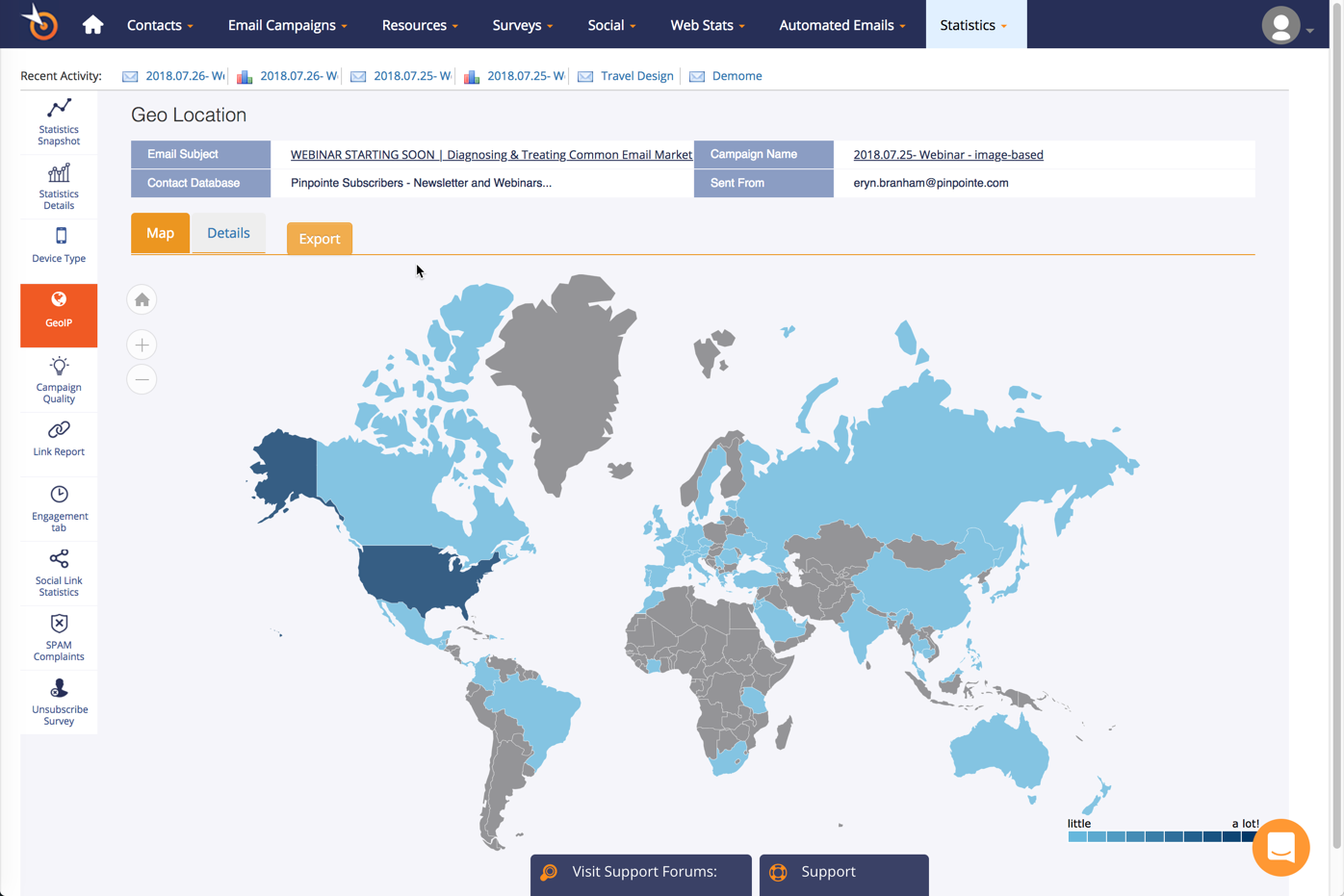 Pinpointe Review Email Marketing 