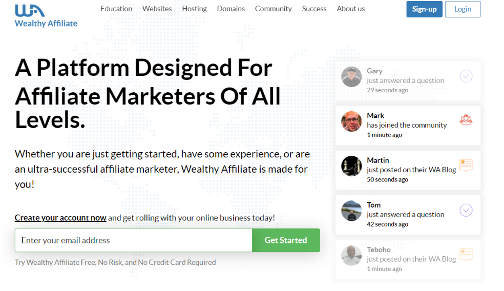 Wohlhabende Affiliate-Rezension - Wohlhabende Affiliate Wealthy Affiliate Review - Wealthy Affiliate